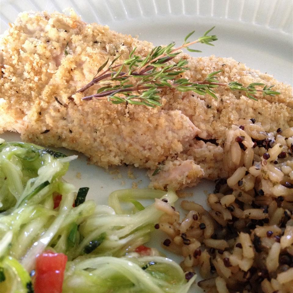 Almond Herb-Crusted Trout for Two image