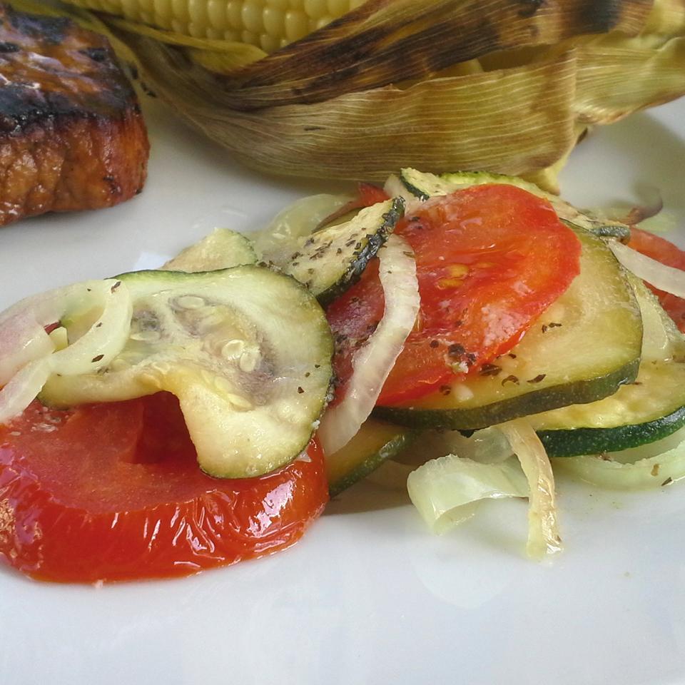 Zucchini, Tomato, and Onion Casserole image