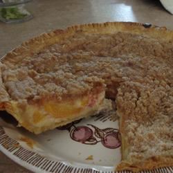 Old-Fashioned Peach Cream Pie_image