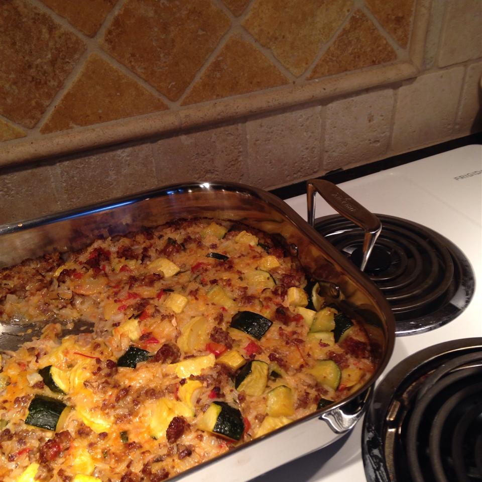 Cheesy Sausage Zucchini Casserole Recipe Allrecipes
