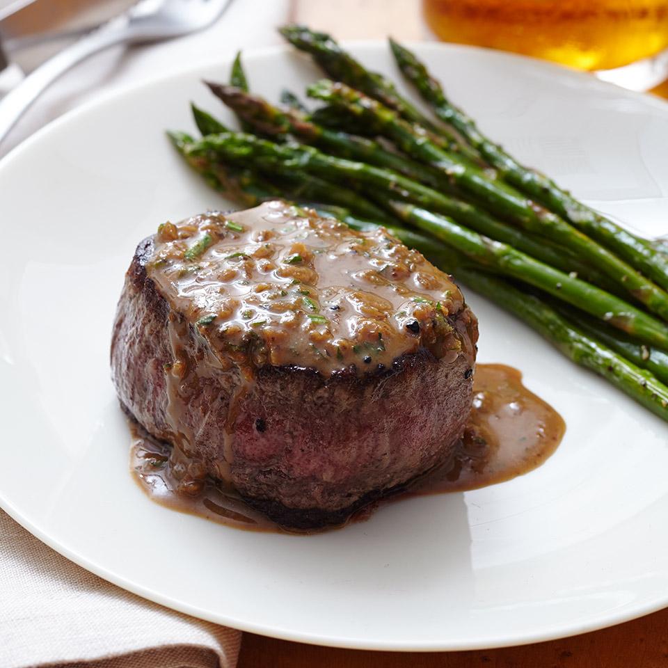 Oven-Seared Beef Tenderloin with Herb Pan Sauce | Allrecipes