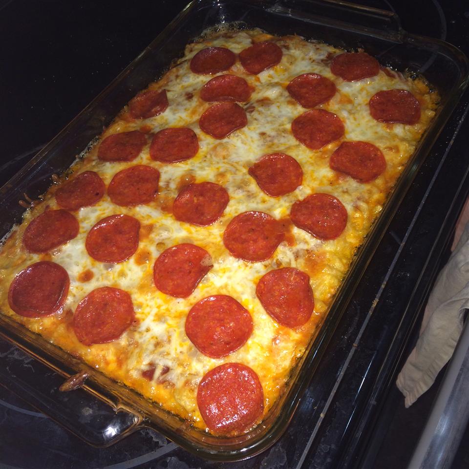 Macaroni and Cheese Pizza Bake_image