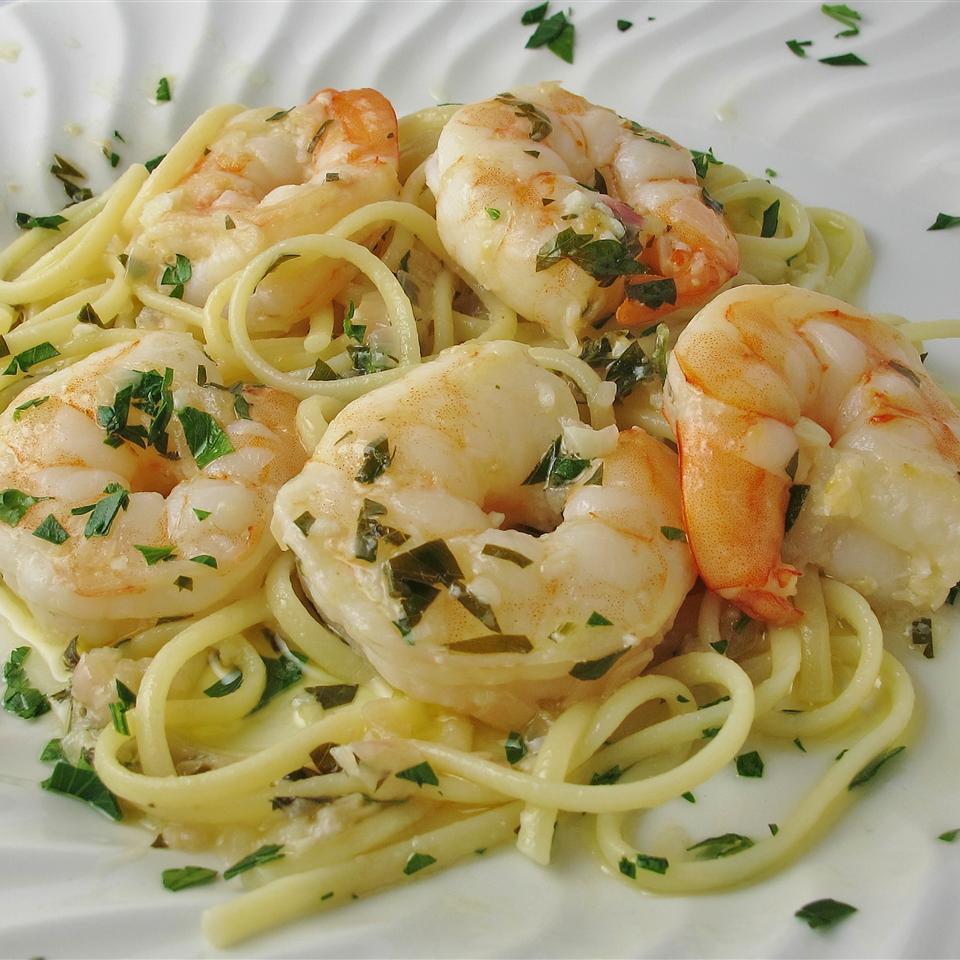 Angel Hair Pasta with Garlic Shrimp and Broccoli Recipe - Allrecipes.com