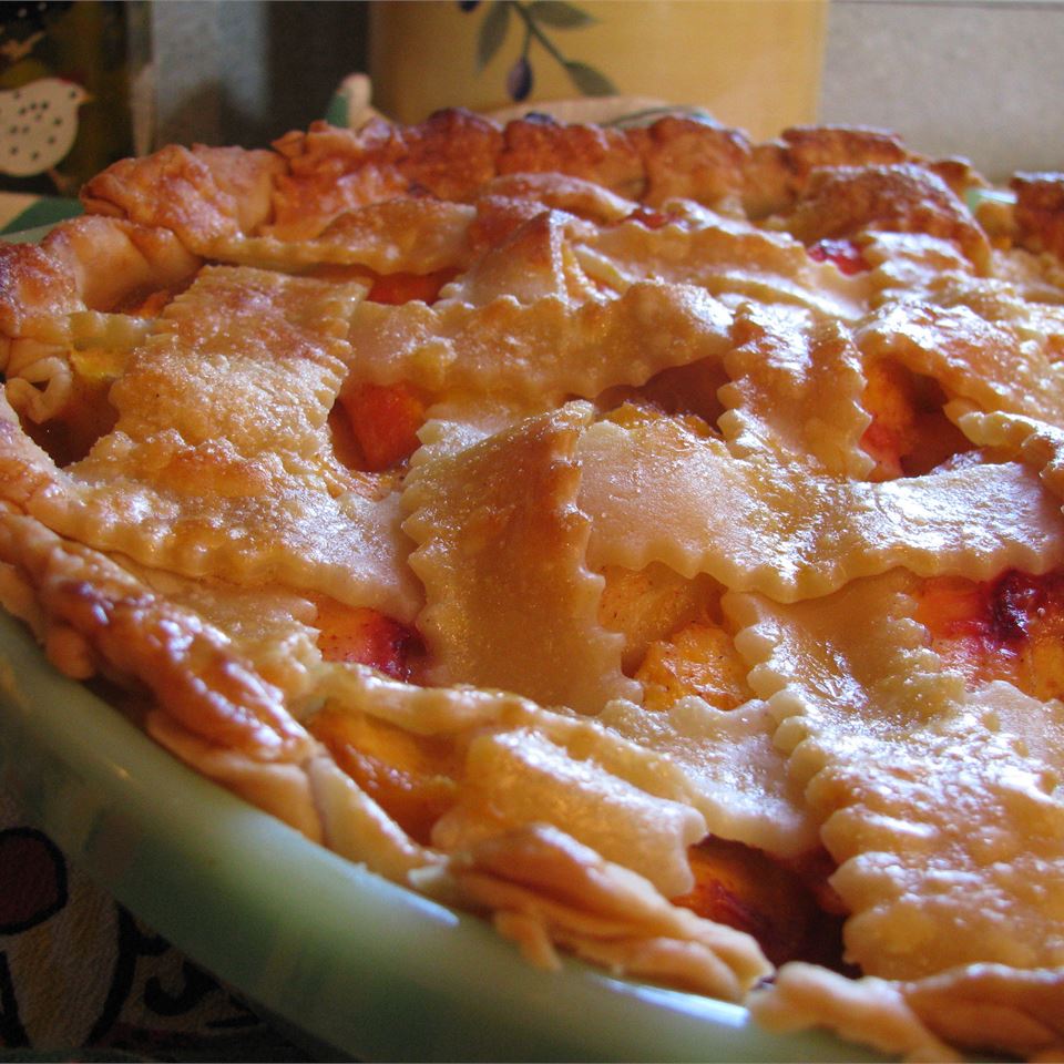 Peach Pie the Old Fashioned Two Crust Way_image