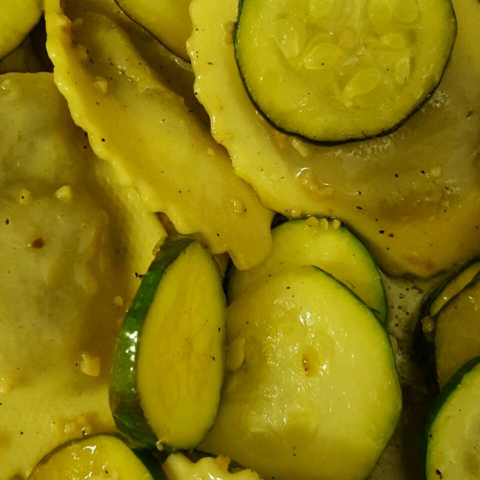 Zucchini with Mushroom Ravioli in Truffle Butter Sauce Recipe Allrecipes