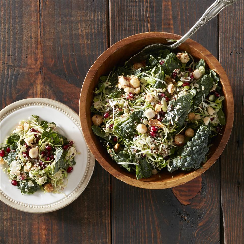 Kale and Brussels Slaw with Quinoa image