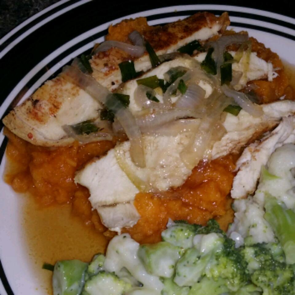 Maple Glazed Chicken with Sweet Potatoes Recipe