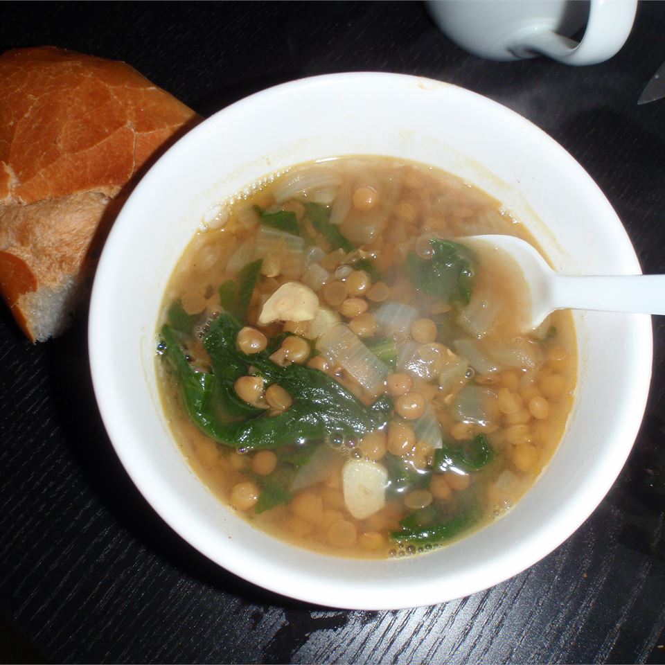 Lentil and Green Collard Soup image