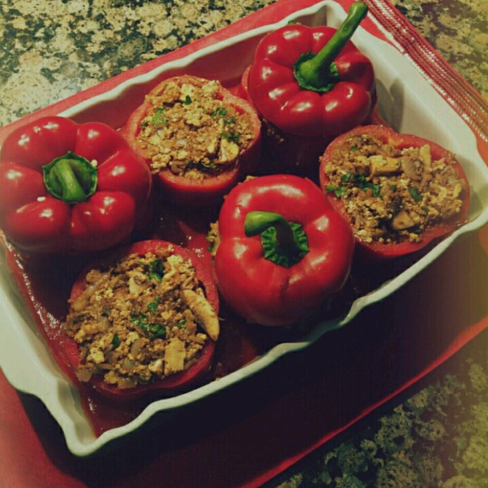 Meatless Stuffed Peppers Recipe Allrecipes