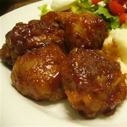 Barbecued Meatballs_image