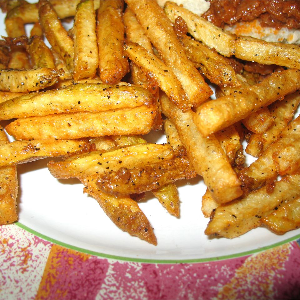 Homemade Crispy Seasoned French Fries Recipe Allrecipes 