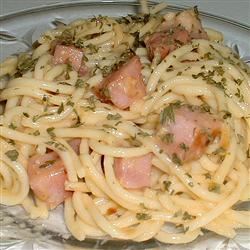 Italian Spaghetti with Ham image