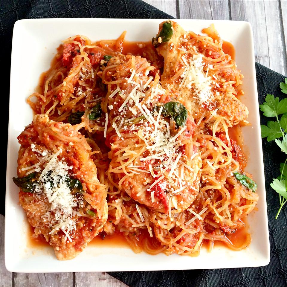 Spaghetti Squash Chicken Parm image