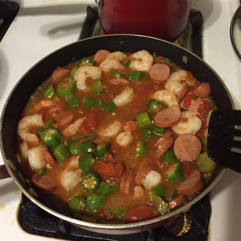 Easy Creole Okra and Shrimp_image