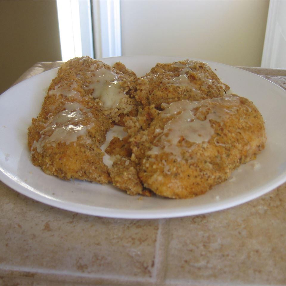 Cheesy Breaded Chicken image