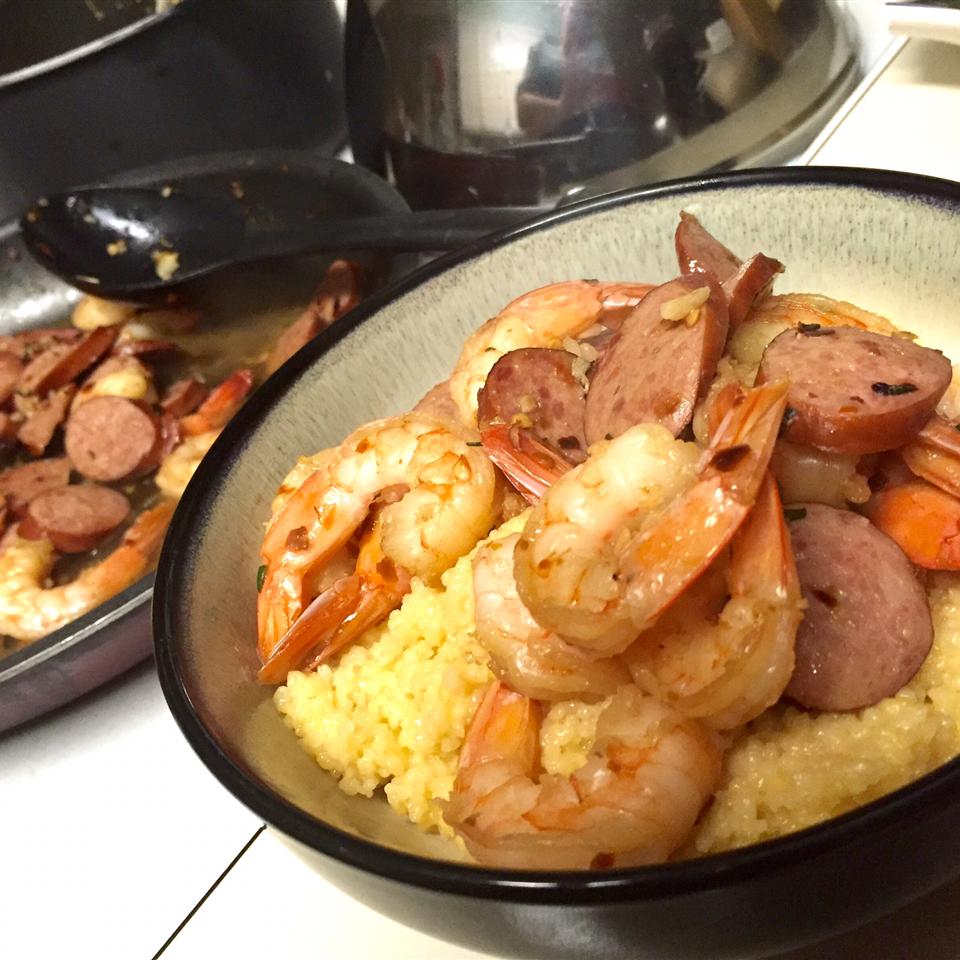 Shrimp and Grits With Kielbasa Recipe Allrecipes