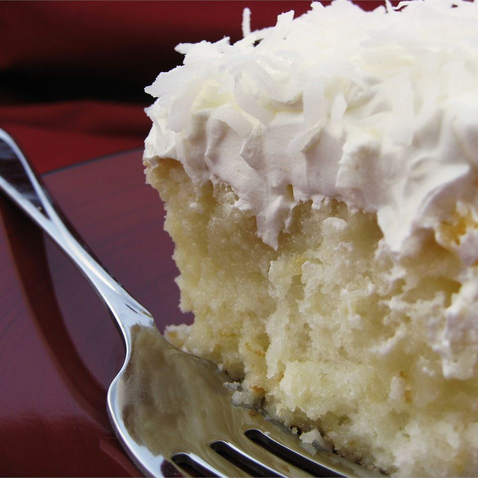 Coconut Poke Cake image