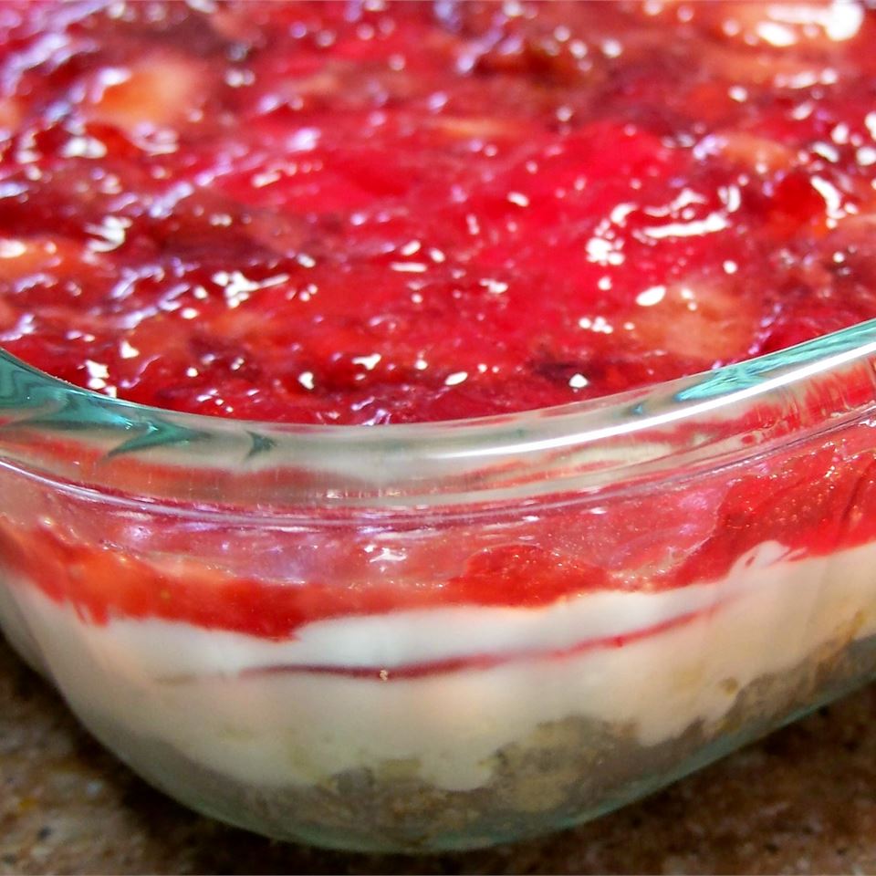 Judy's Strawberry Pretzel Salad Recipe | Allrecipes