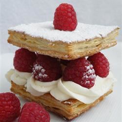 Raspberry Napoleons Dessert_image