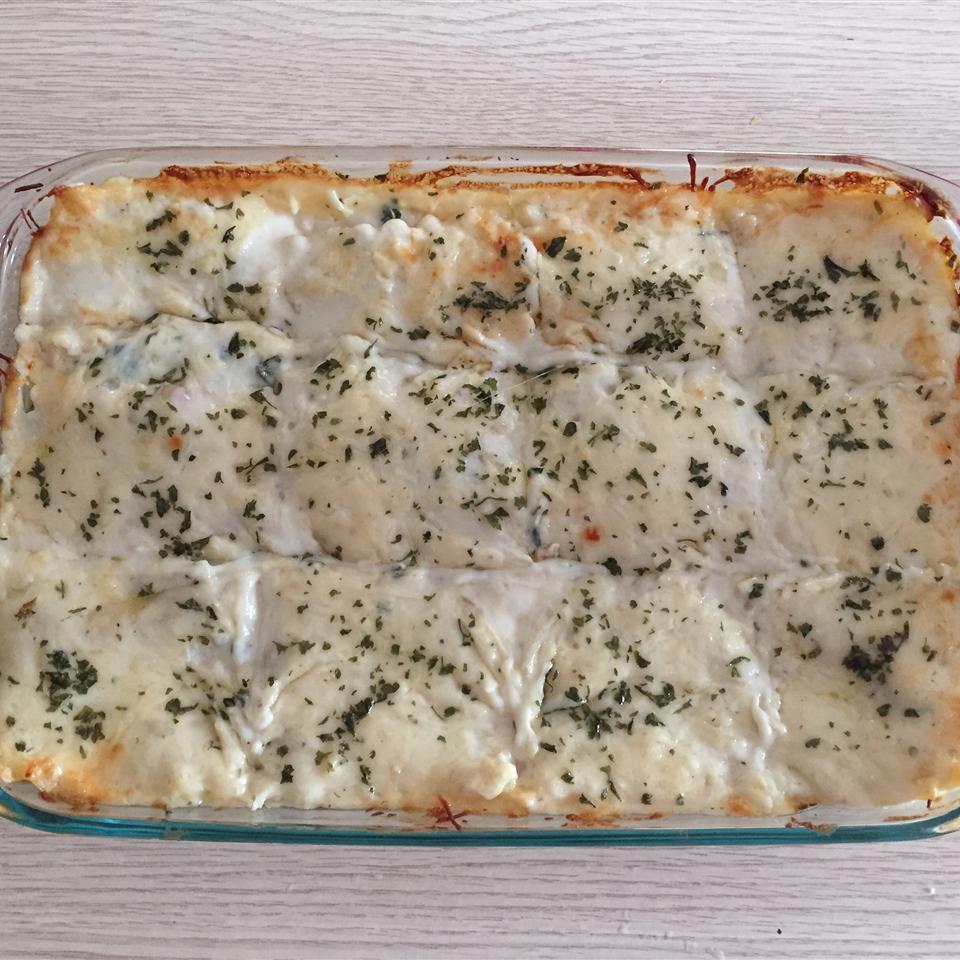 White Cheese Chicken Lasagna Recipe