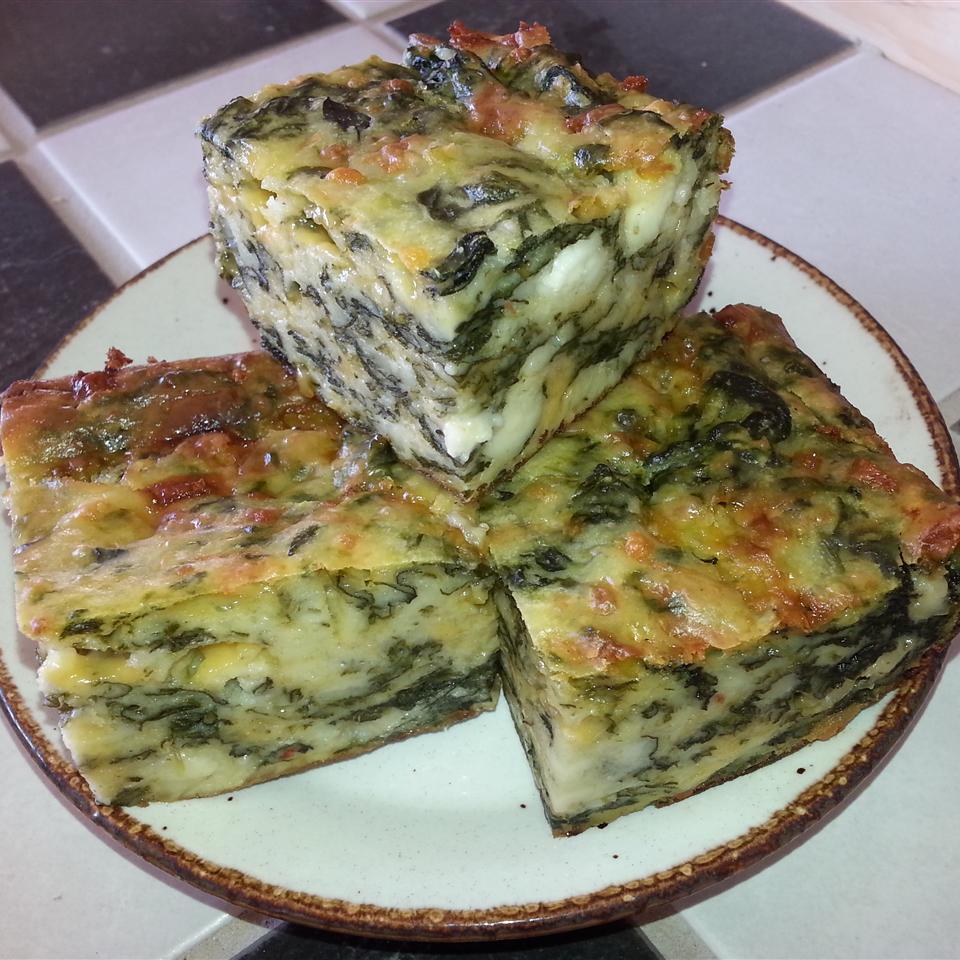 Greek Spinach and Cheese Quiche Squares Allrecipes