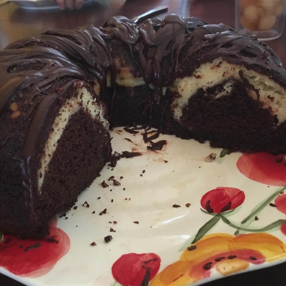 Ribboned Fudge Cake Recipe Allrecipes