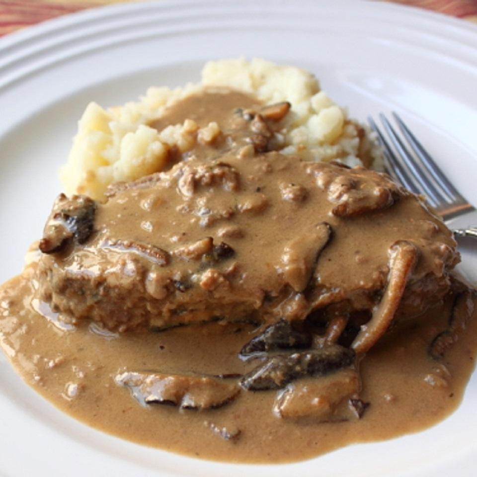 Creamy Mushroom Meatloaf_image