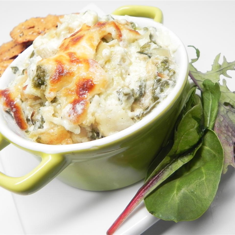 The Perfect Hot Artichoke and Spinach Dip image