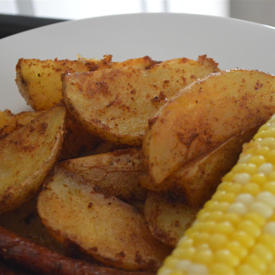 Seasoned Baked Potato Wedges Recipe Allrecipes