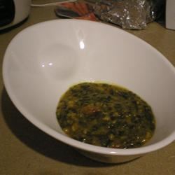Moong Dal with Spinach image