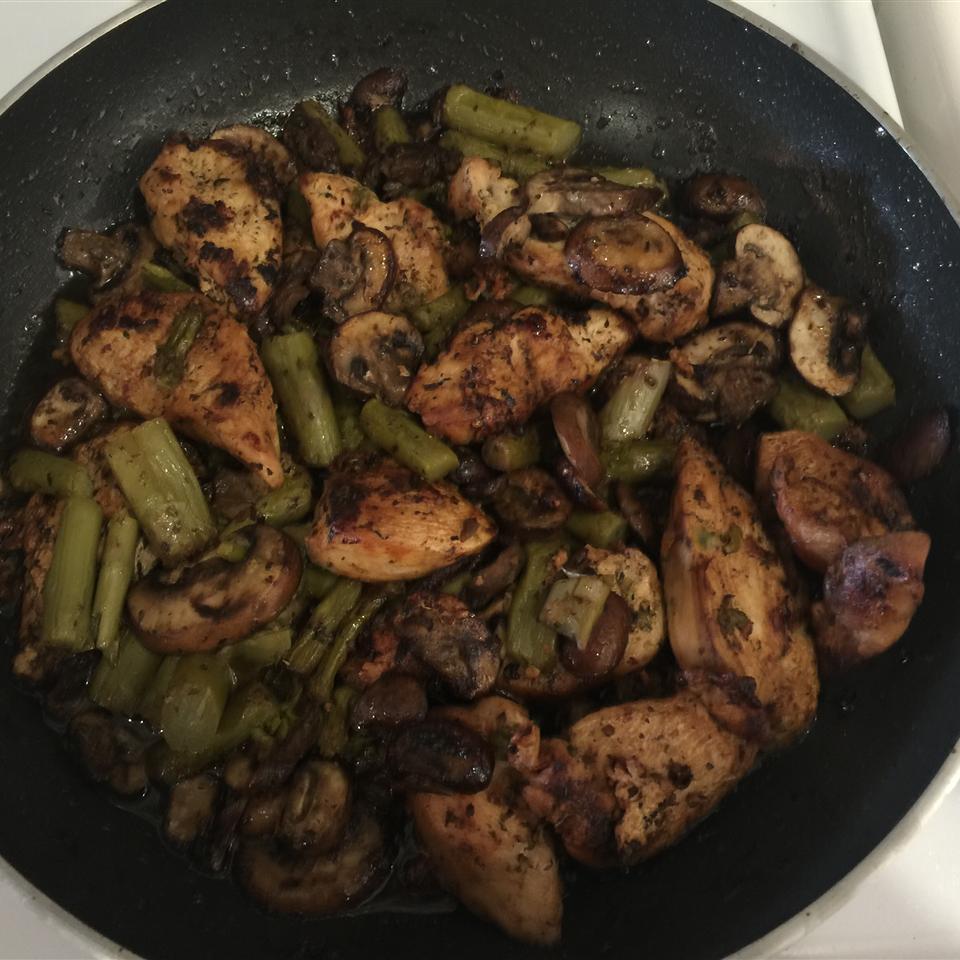 Chicken, Asparagus, and Mushroom Skillet Recipe - Allrecipes.com