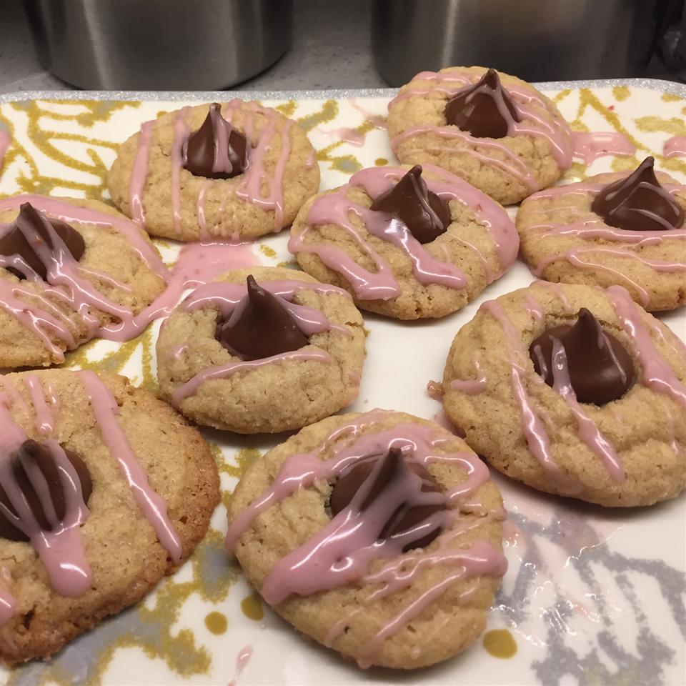 Raspberry Almond Kiss Cookies Allrecipes