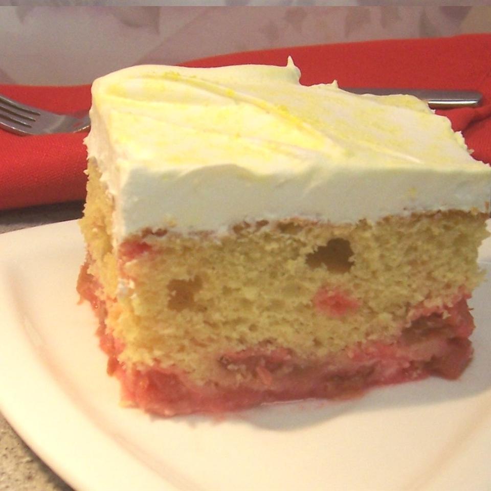 Maryann's Upside Down Rhubarb Cake image