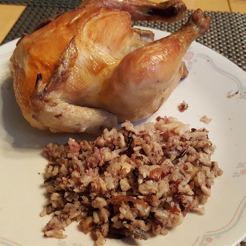 Cornish Game Hens with Rice Stuffing_image