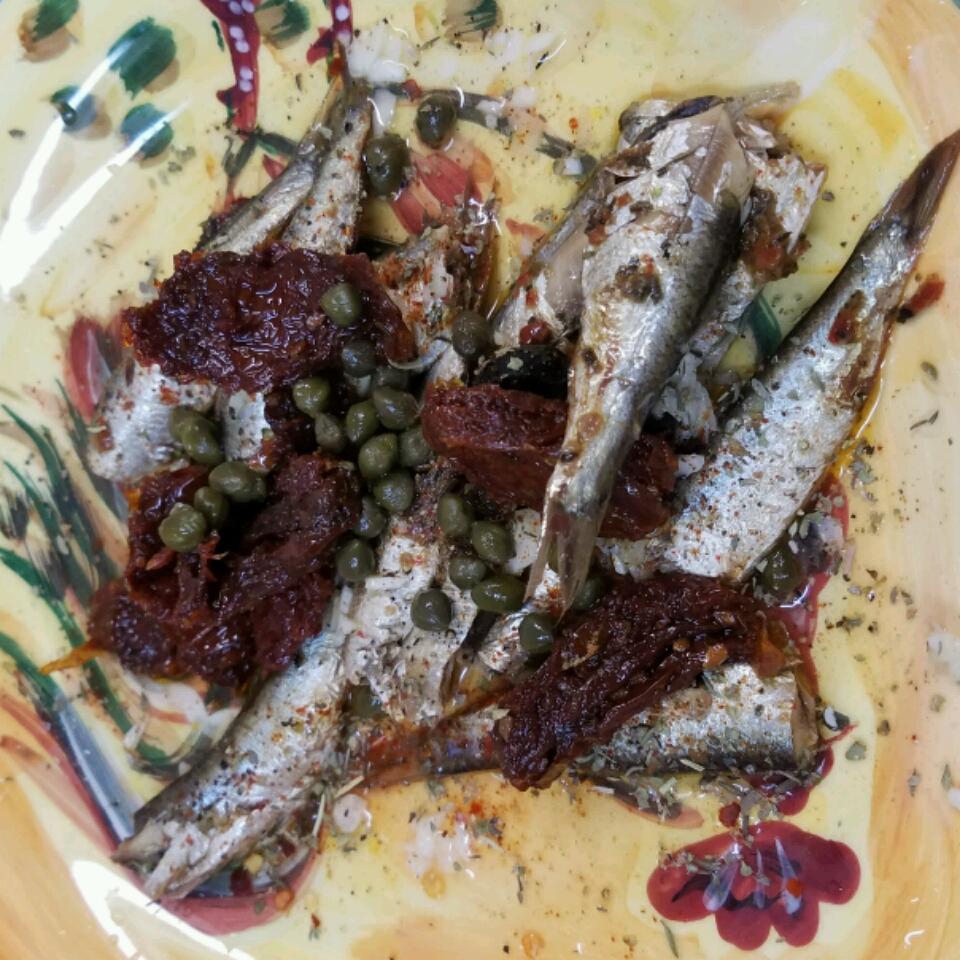 Sardines with Sun-Dried Tomato and Capers Recipe | Allrecipes