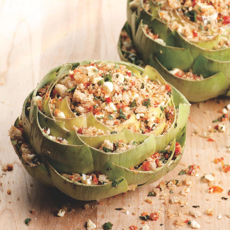 Sicilian-Style Stuffed Artichokes | EatingWell