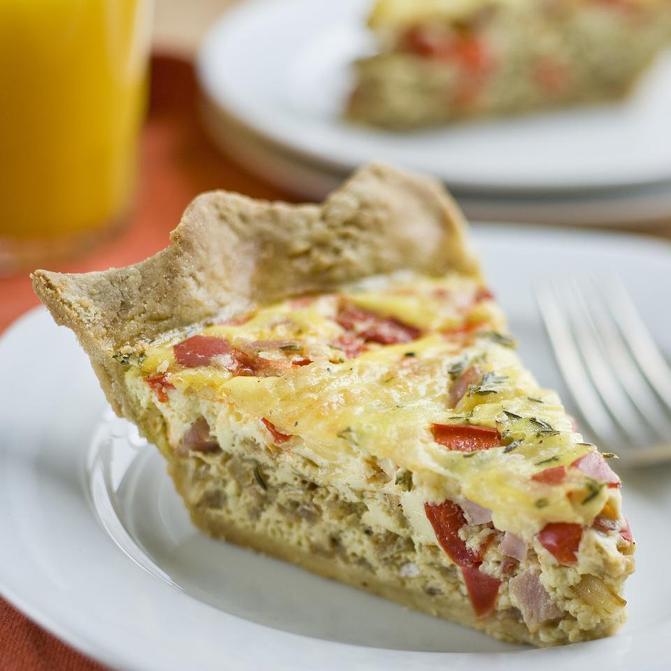Ham & Swiss Quiche Recipe EatingWell
