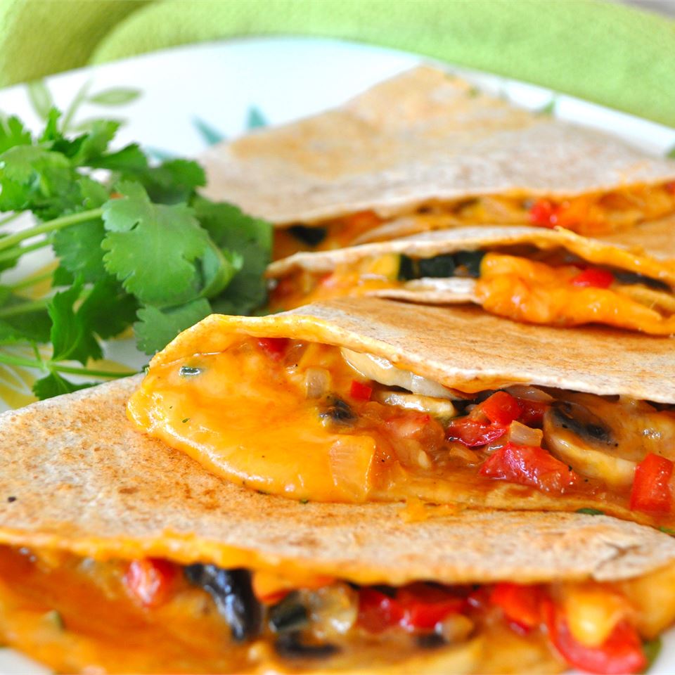 Farmer's Market Vegetarian Quesadillas image