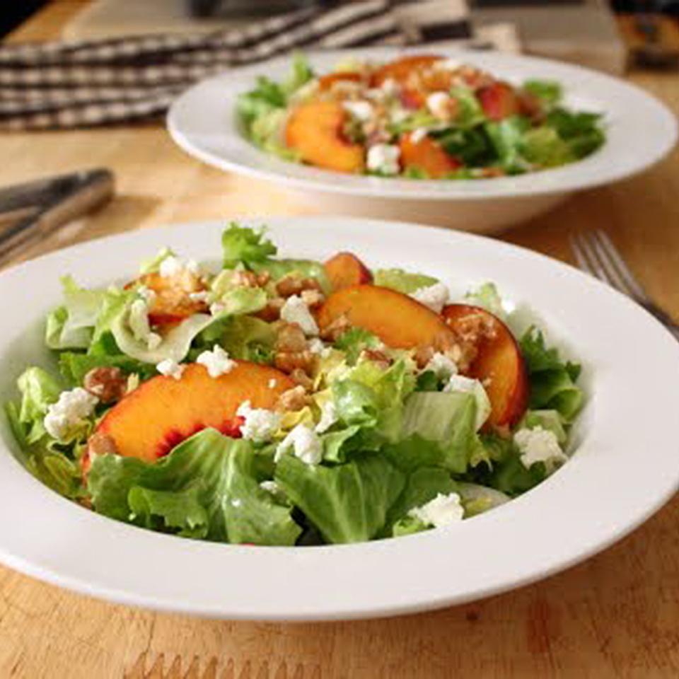 Peach and Escarole Salad image