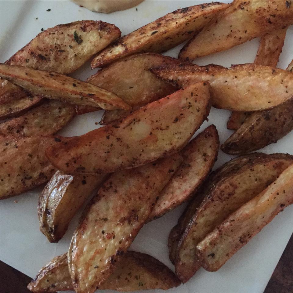 Seasoned Baked Potato Wedges Recipe Allrecipes