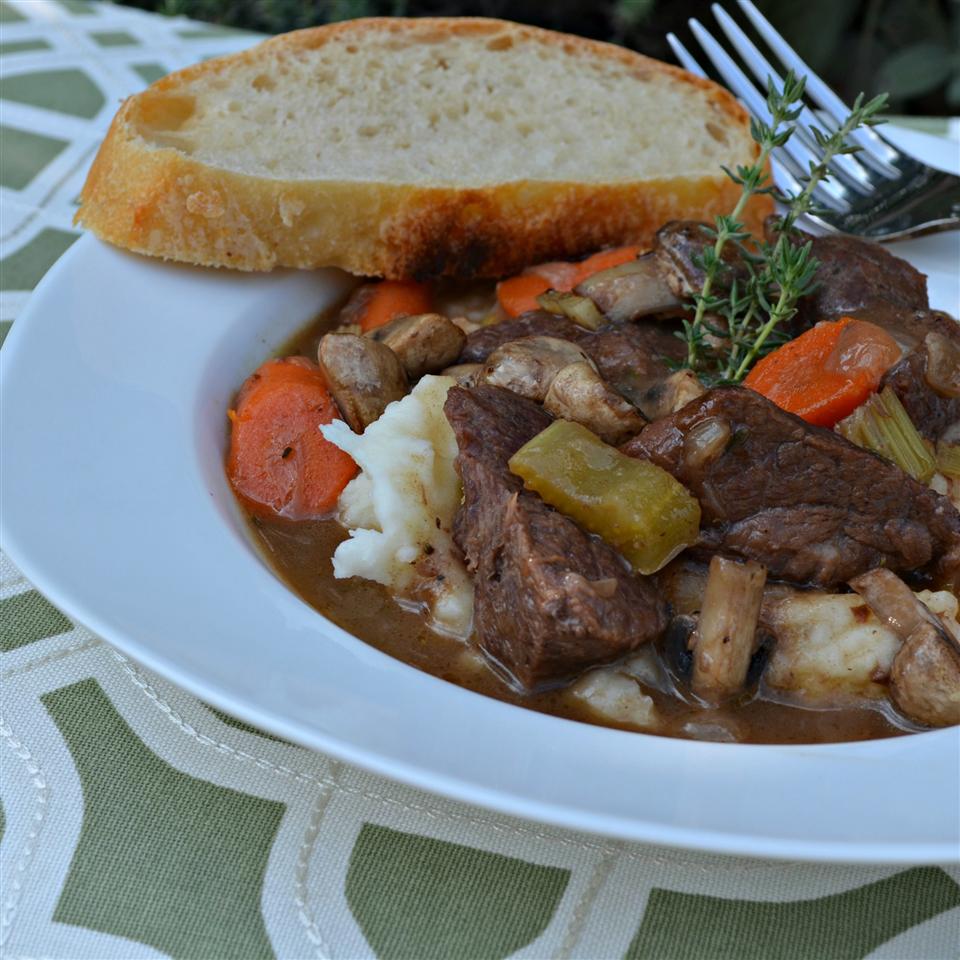 Beef Bourguignon Without the Burgundy image