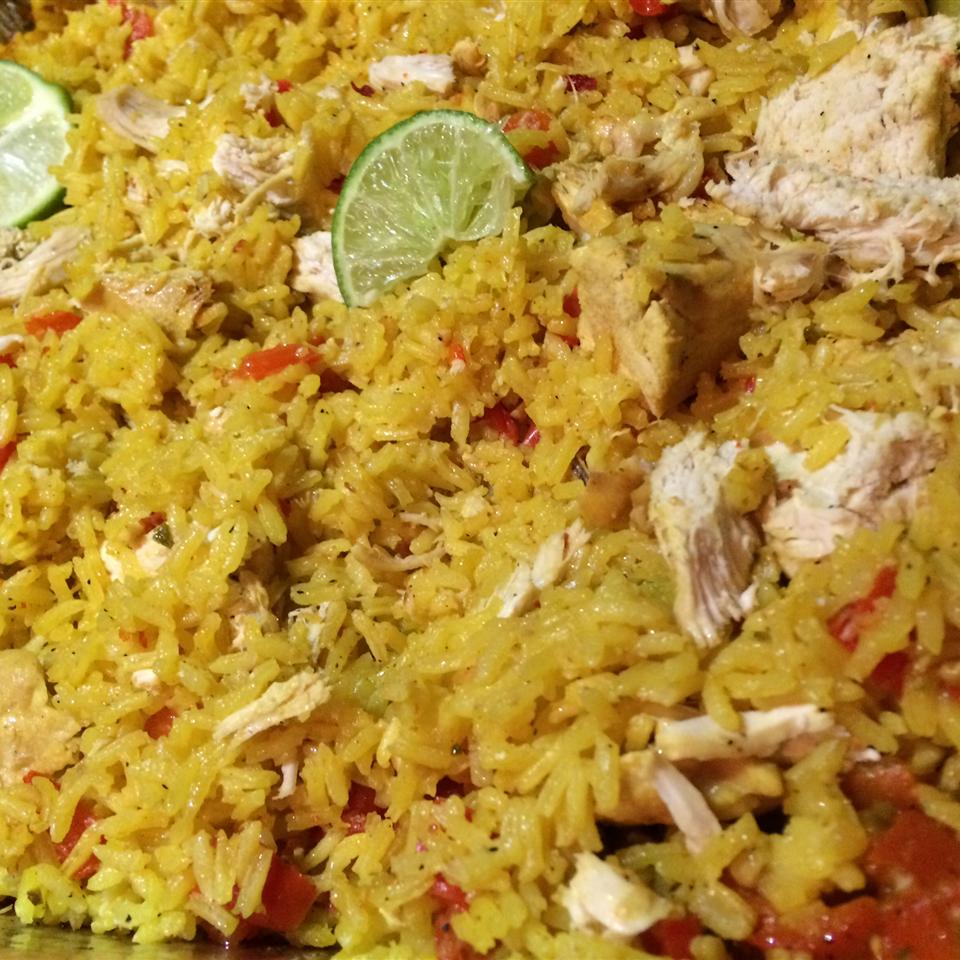 Easy Chicken And Yellow Rice Recipe Allrecipes 