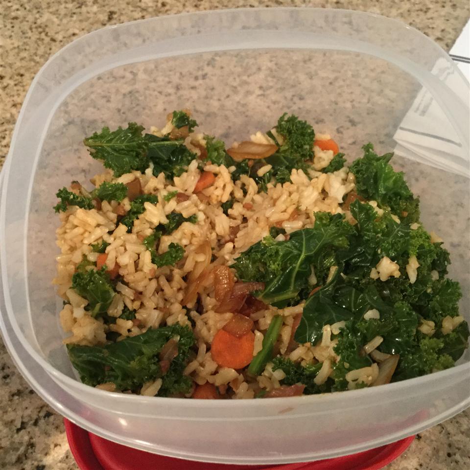 Sauteed Rice with Kale Recipe Allrecipes