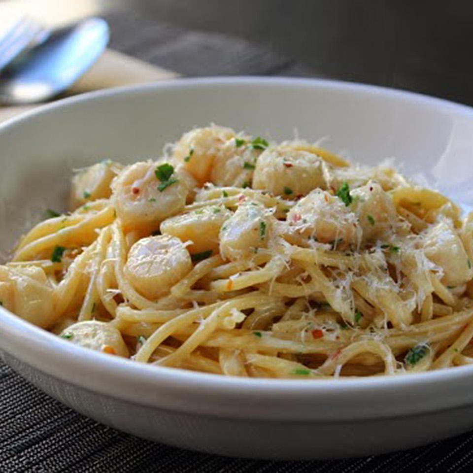 Creamy Bay Scallop Spaghetti_image