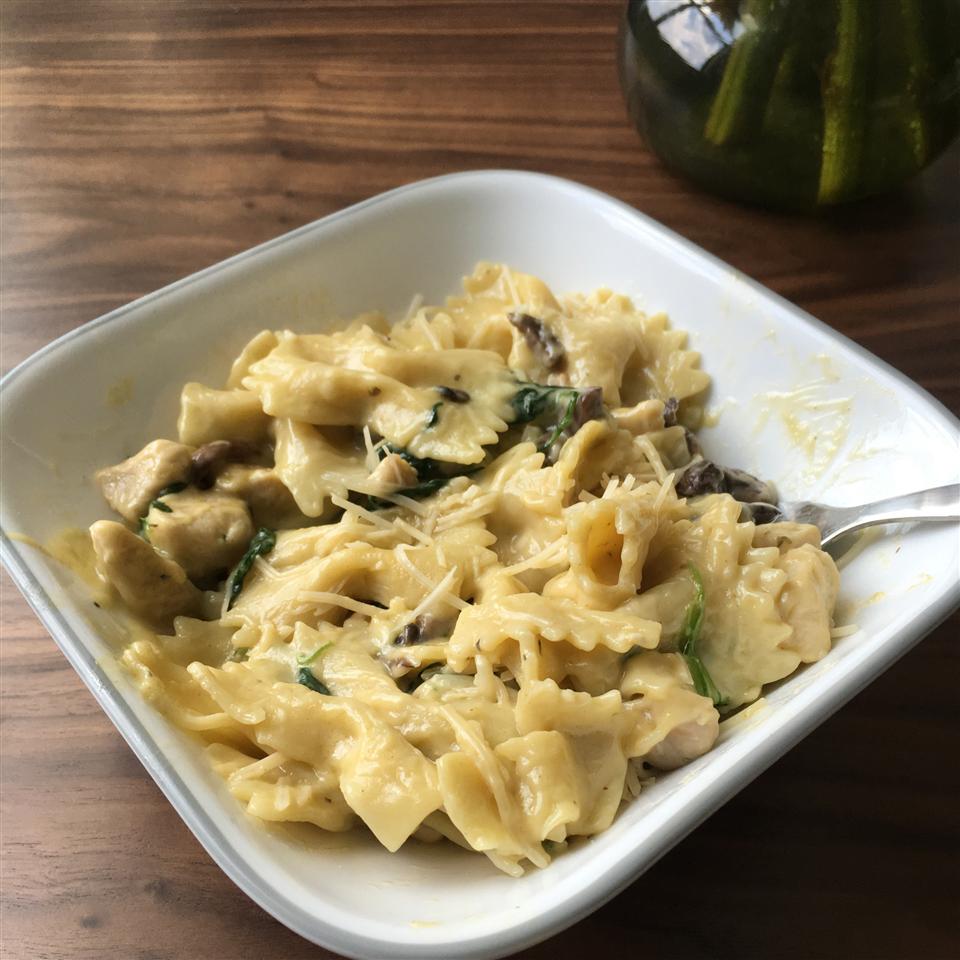 Creamy Pesto Chicken And Bow Ties Recipe Allrecipes