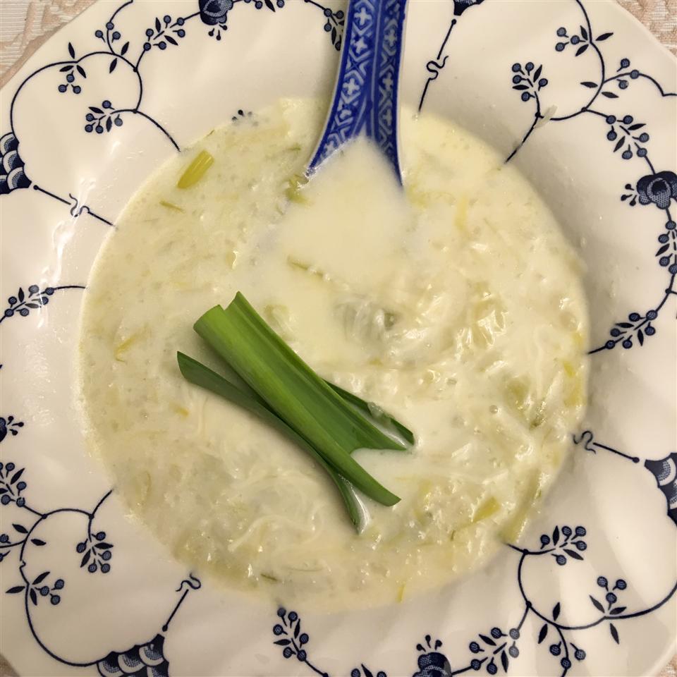 Low Carb Cauliflower Leek Soup Recipe Allrecipes