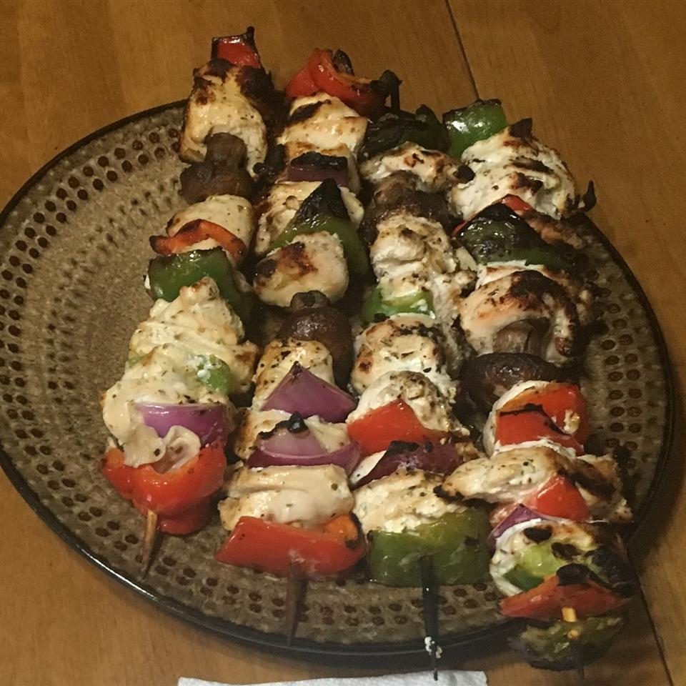 Marinated Greek Chicken Kabobs Recipe Allrecipes