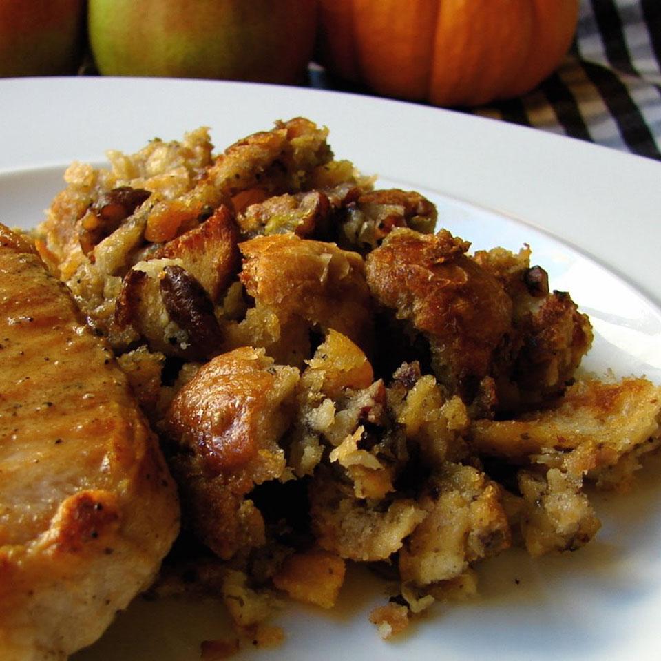 Pecan and Apricot Sourdough Bread Stuffing image