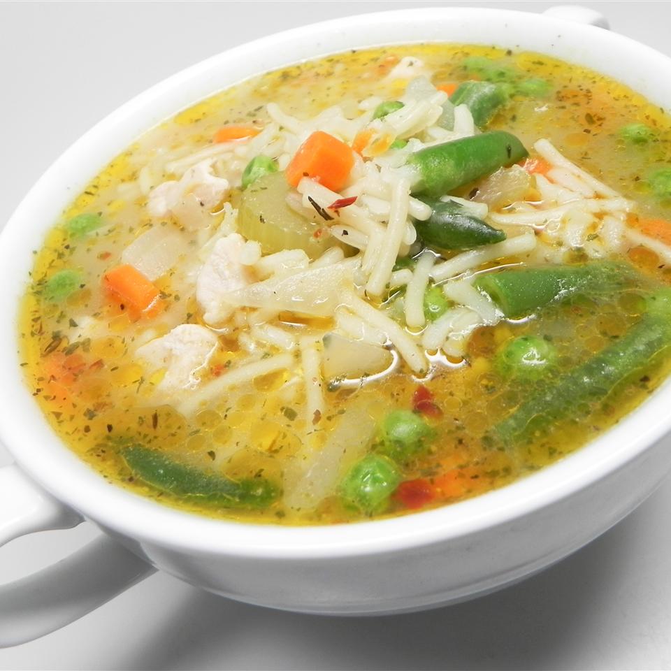 Becky's Gluten-Free Slow Cooker Chicken Vegetable Soup image