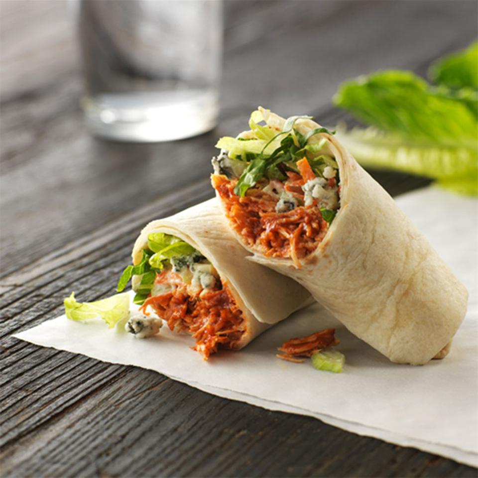 Slow Cooker Buffalo Chicken Wraps image